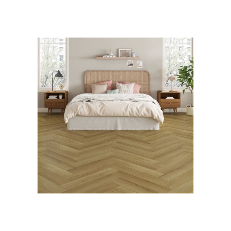 panele lvt w kolorze miodowym